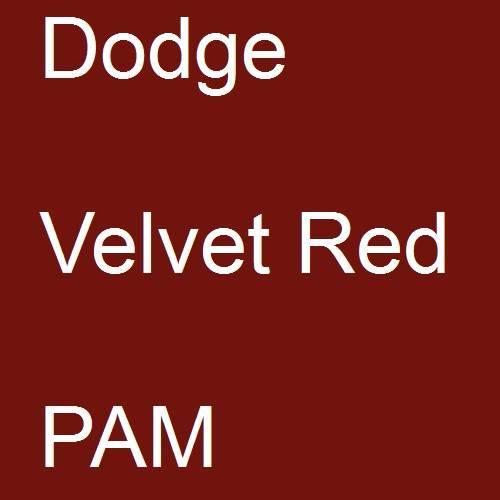 Dodge, Velvet Red, PAM.